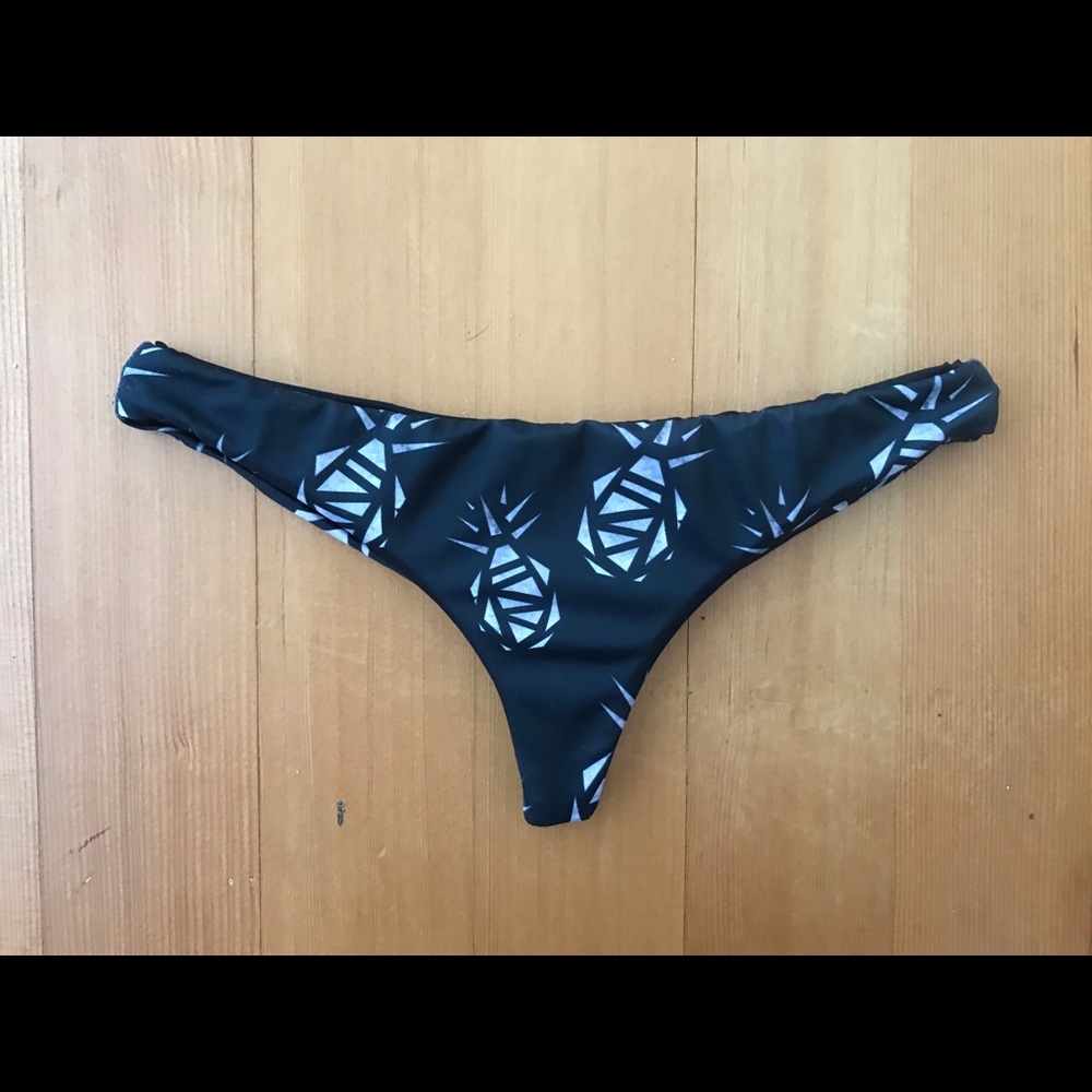 Pineapple Cheeky Bikini Bottoms